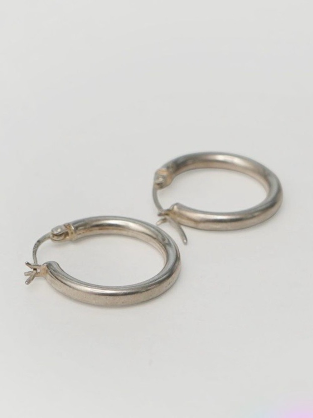 Classic Silver Hoop Earrings - Women Jewelry